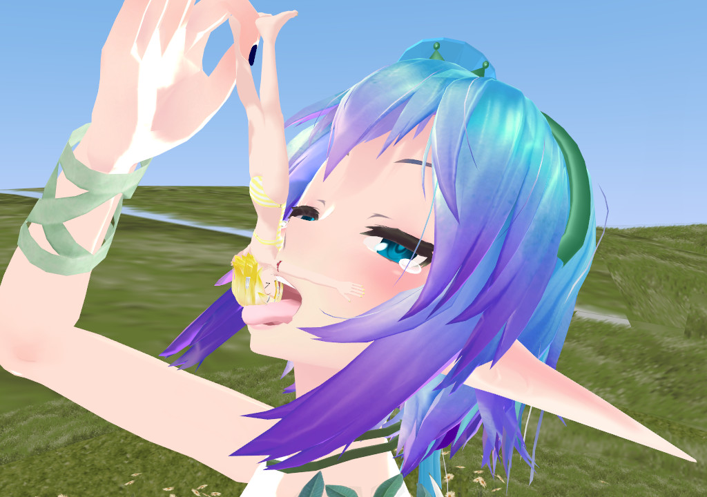 Acesces Giantess MMD - Snack for a fairy by JohnCarper on DeviantArt