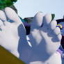 You like my feet?