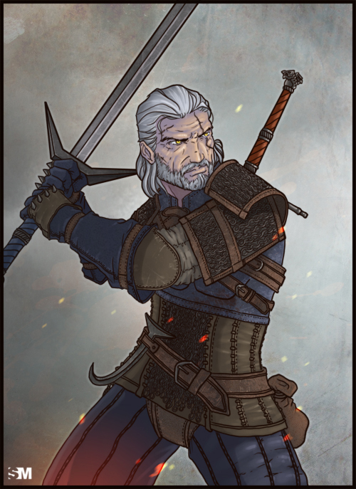 The Witcher 3 Wild Hunt - Geralt of Rivia by BrokenNoah on DeviantArt The Witcher 3 Wild Hunt - Geralt of Rivia by BrokenNoah on DeviantArt