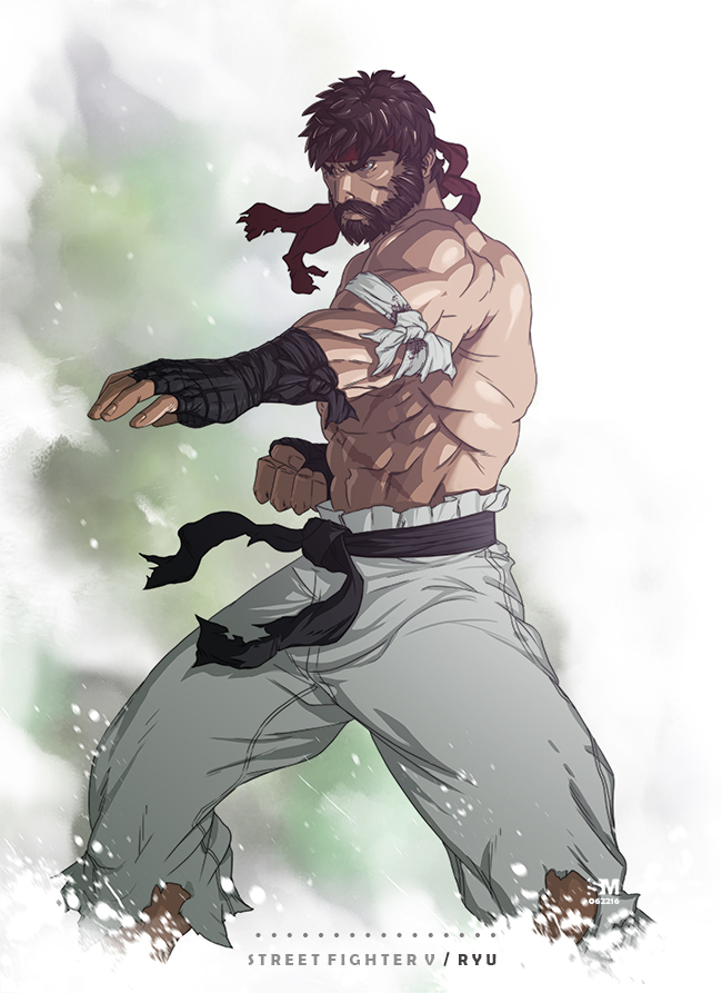 Street fighter art, Street fighter iii, Ryu street fighter