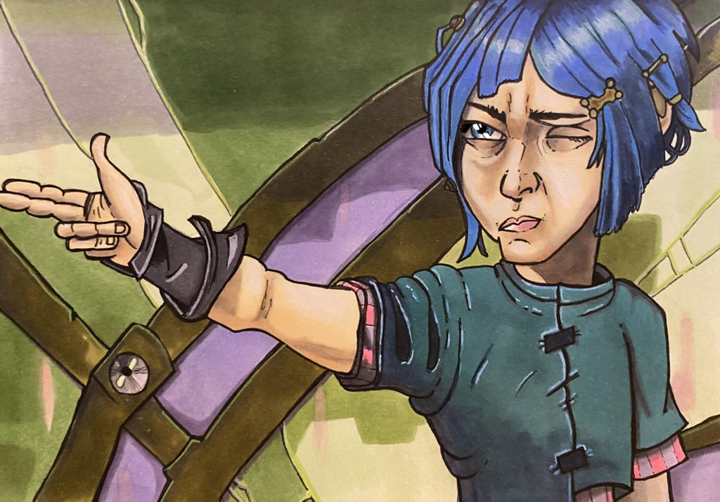 Arcade - Powder - League of legends by JspenceRose on DeviantArt