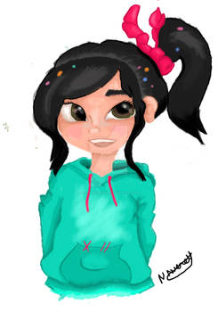 Vanellope painted