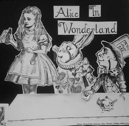 Alice In Wonderland Collage