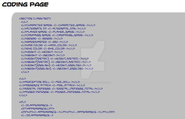 Code page by DrgnMaster83 on DeviantArt