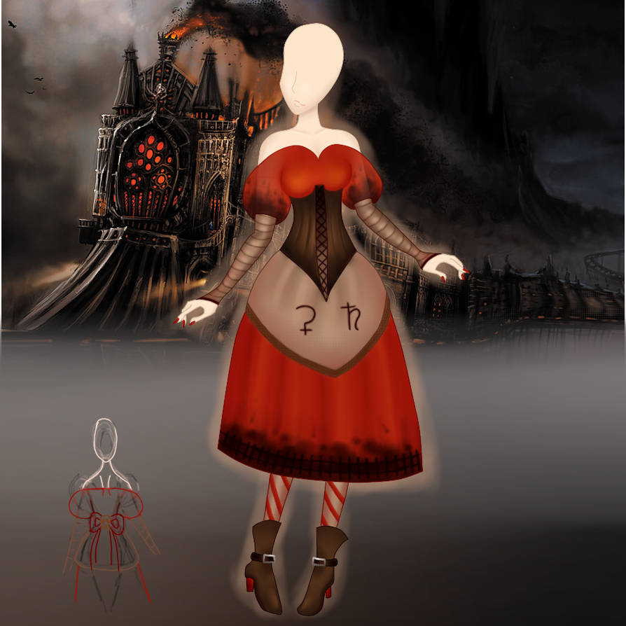 Infernal Robe Dyes The Infernal Dress -ReadBelow- by CloudBrownie on DeviantArt