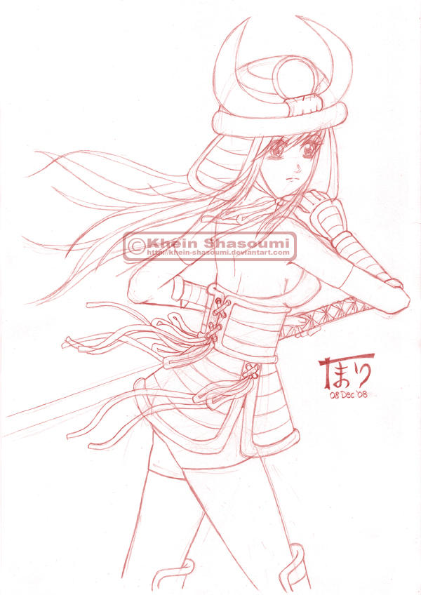 Samurai Girl -old sketch-