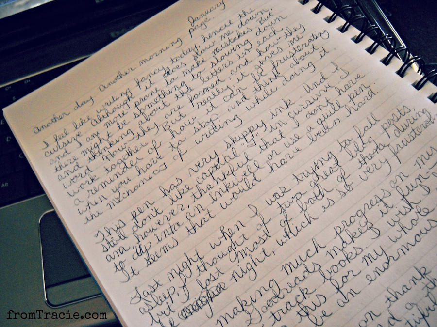 Cursive Writing In Journal by TheAncientMasteress on DeviantArt