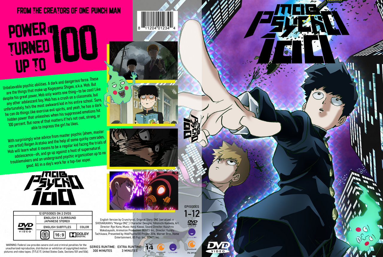 Mob Psycho 100 (Season 1-3: VOL. 1 - 37 End) ~ All Region ~ English Dubbed  ~ DVD