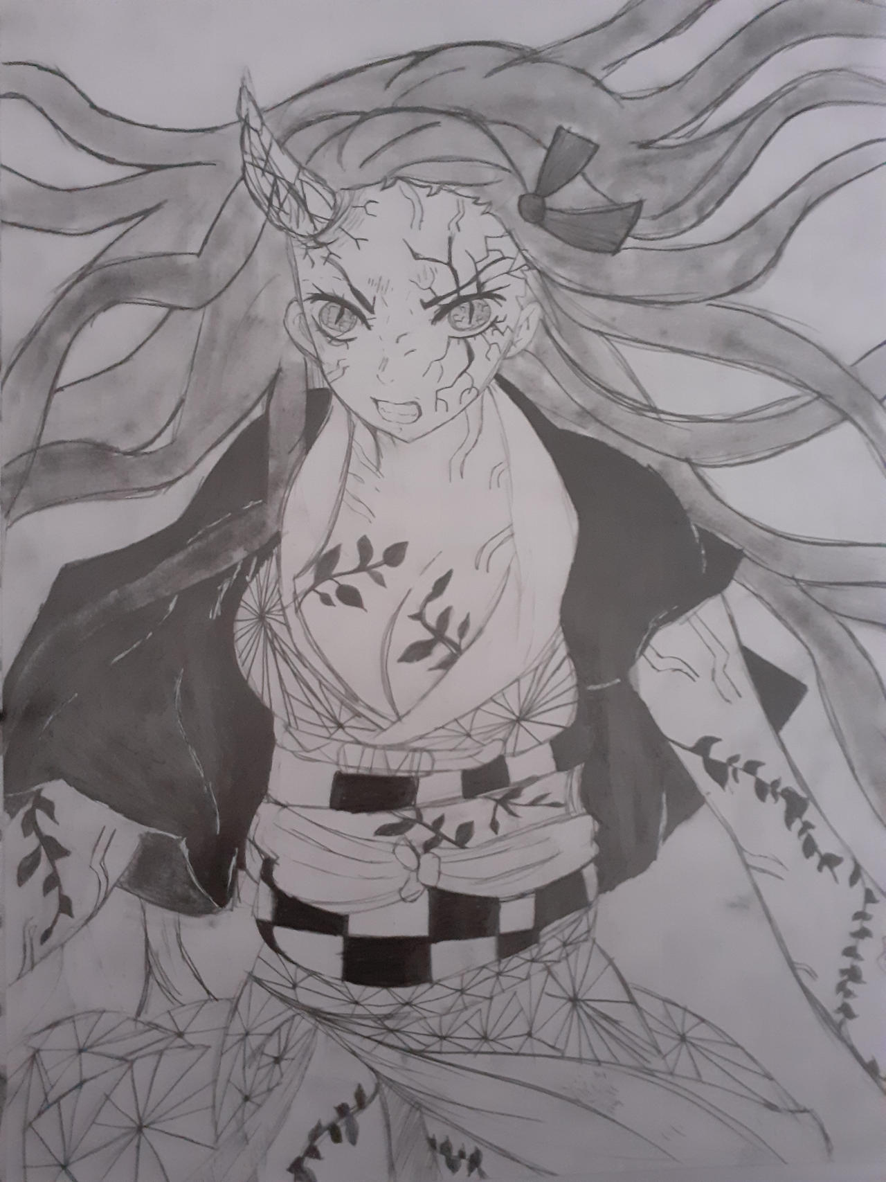 Nezuko's full demon form by KyokoK1r1g1r1 on DeviantArt