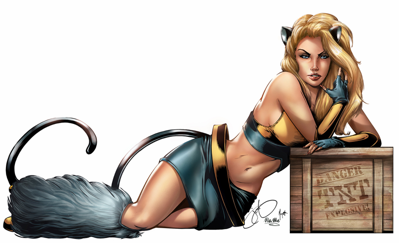 Pole-Cat Pin Up, J. Broomall