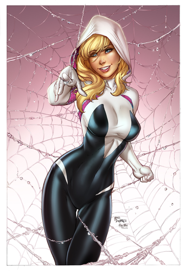 Spider Gwen, pencils: M. DeBalfo