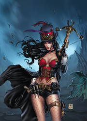 Zenescope Hellchild #2, pencils: M. Krome