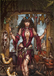 Zenescope Day of the Dead #4C, pencils: M. Krome