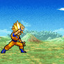 Goku ssj2 angry kamehameha