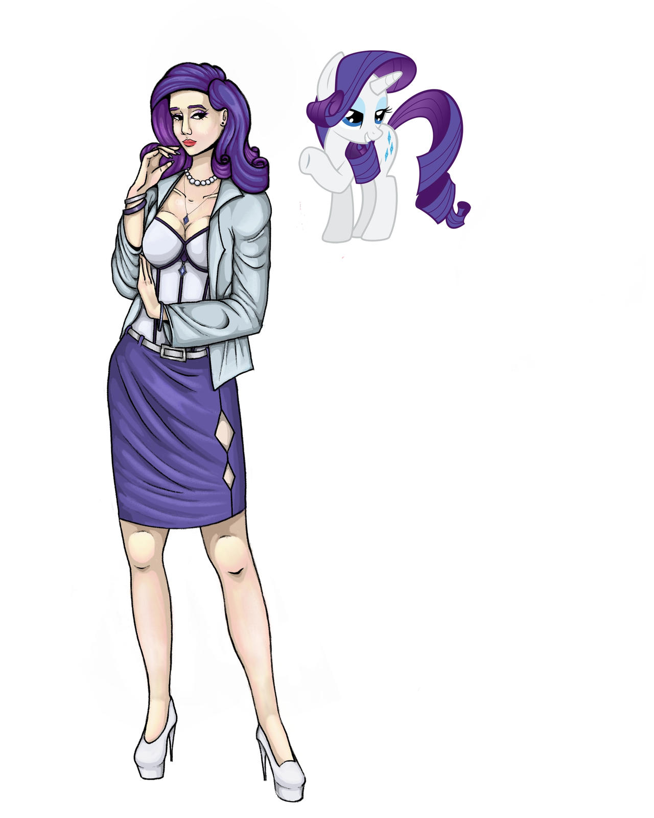 Puffed Rarity Deviantart Rarity by FoxysSlave on DeviantArt