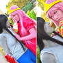 Marceline and Bubblegum from Adventure Time
