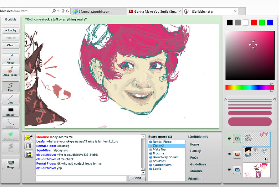Trickster Jane iScribble (unfinished)