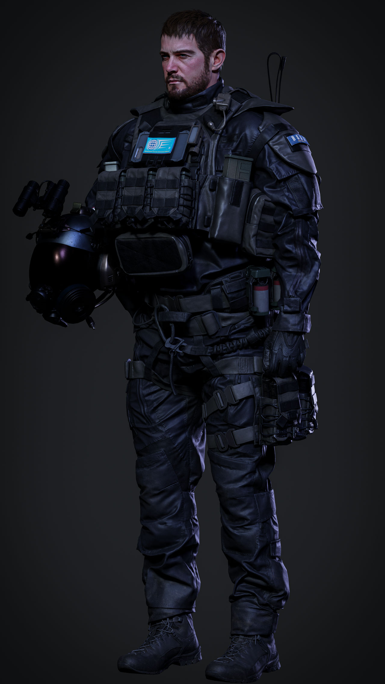 Chris Redfield Rpd Chris Redfield by Ludens2005 on DeviantArt