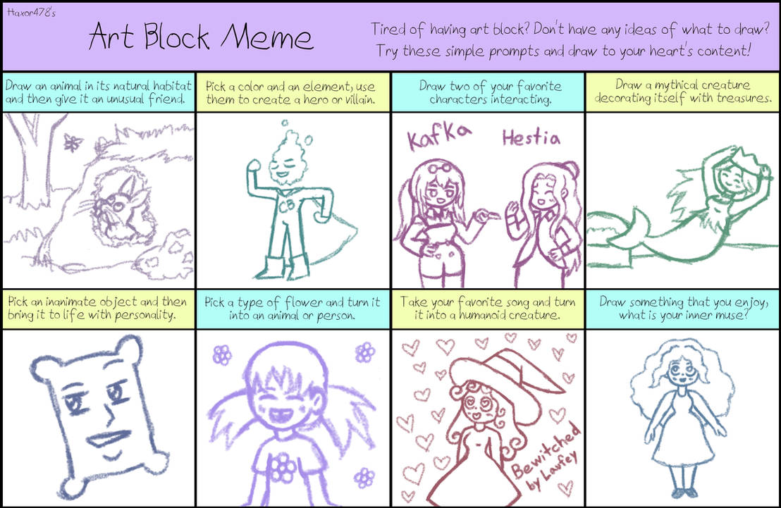 Art Block Meme by anonrat on DeviantArt