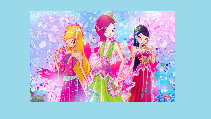 Winx club Musa and Stella Tecna princess 3 by Musawinx1 on DeviantArt