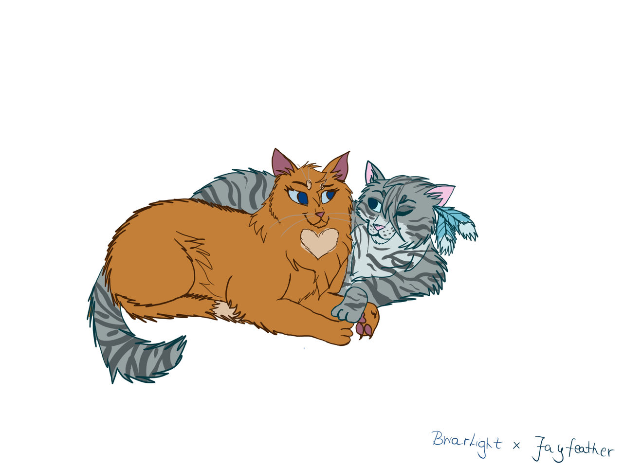 Jayfeather X Briarlight By Gubec On DeviantArt jayfeather-x-briarlight-by-gubec-on-deviantart