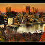 Sunset in the 'Burgh