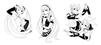 Vocaloid Illustrations