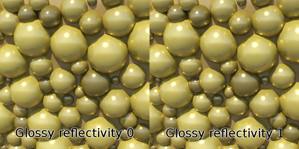 Iray Glossy Reflectivity