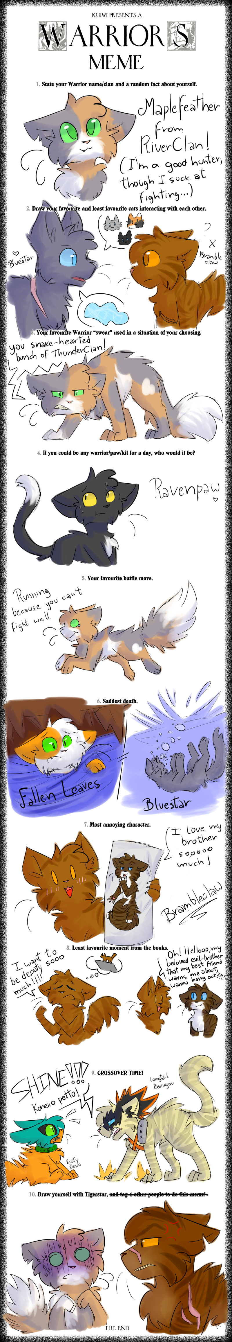 Midnight and the New Prophecy  Warrior cats art, Warrior cat memes, Warrior  cats books