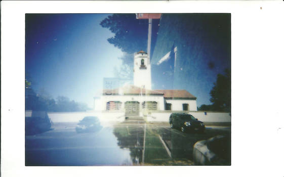 Meeting Station Double Exposure