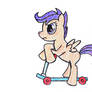 Scootaloo Idles