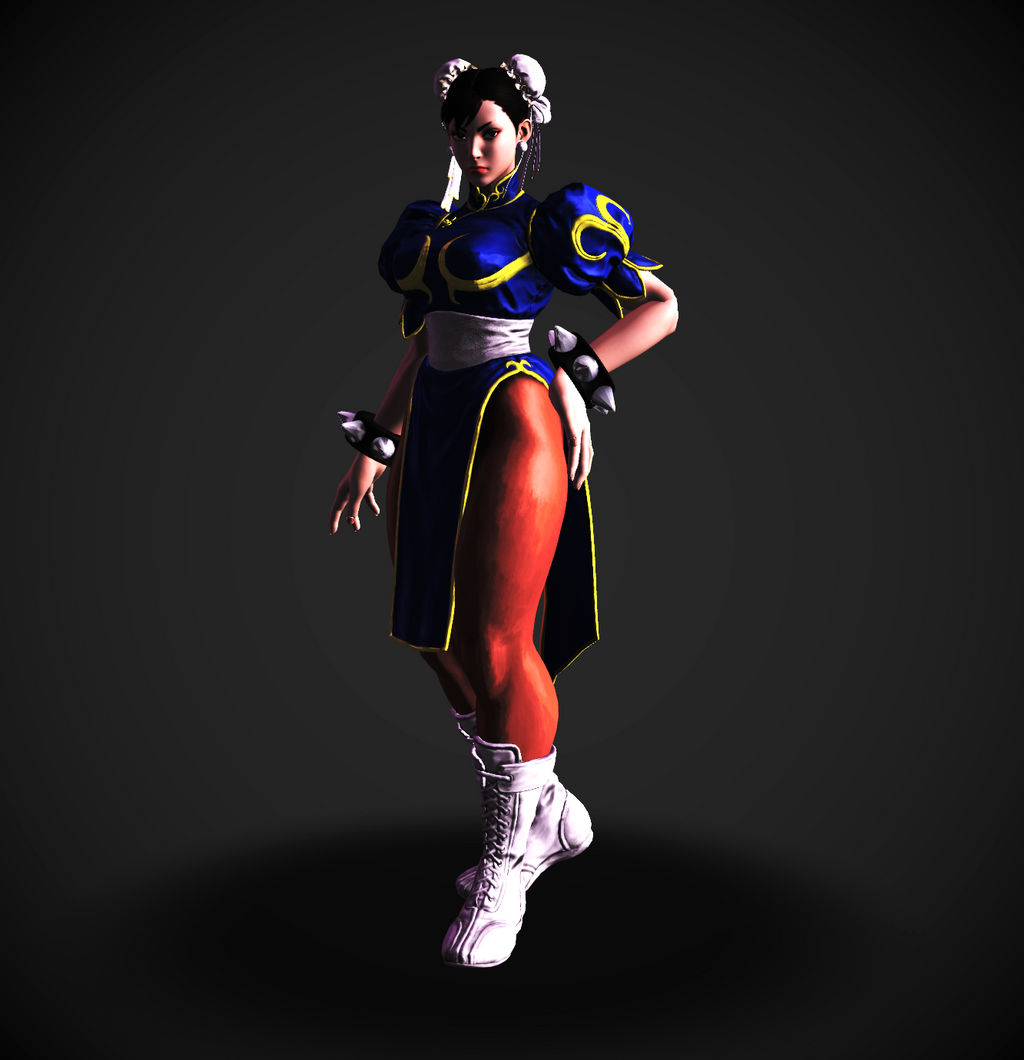 Chun Li Plus Chun-Li XPS Render 02 by MichiFreddy35 on DeviantArt
