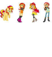Sunset Shimmer from good to bad