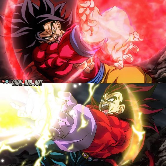 Goku en kamehameha y Vegeta en Final Flash - FINAL by  Alfa-Art.deviantart.com on @DeviantArt