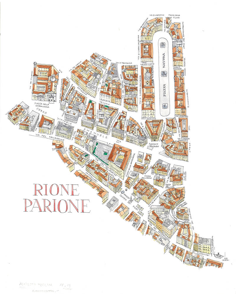 Pianta Rione Parione by mario5453 on DeviantArt