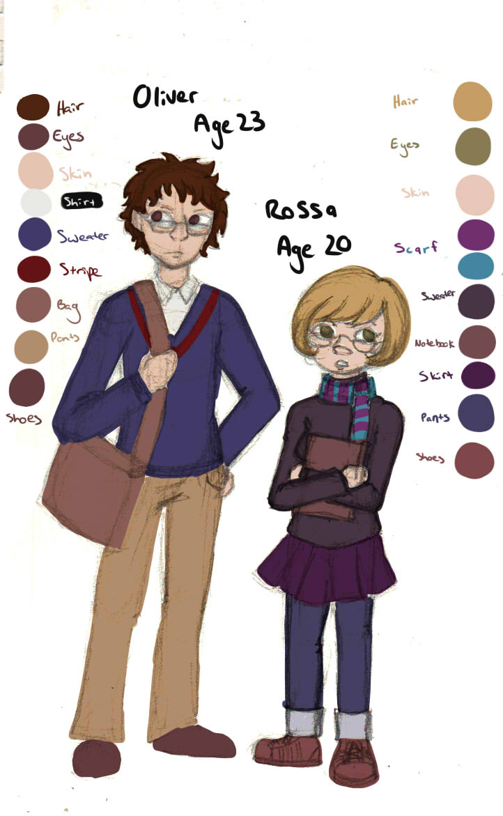 Oliver and Rossa colors