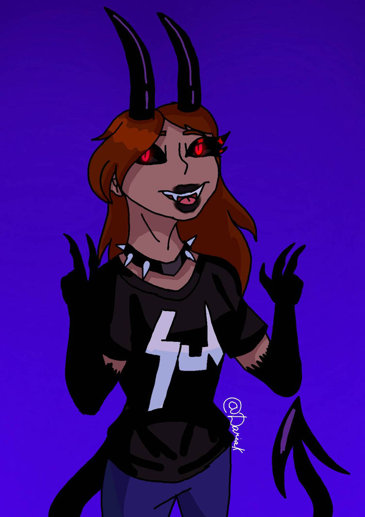 My demon form by DarjanaKrotova on DeviantArt