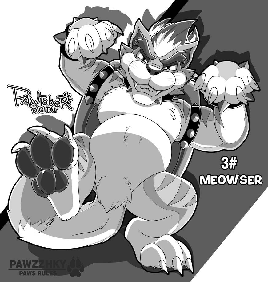 Meowser Sticker Deviantart Meowser Paws by Pawzzhky on DeviantArt