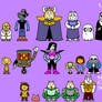 [Undertale and a little AU] Main cast.