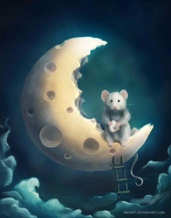 Lunar mouse by NM-art