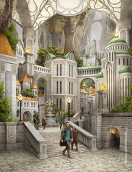 City of elves and dwarves
