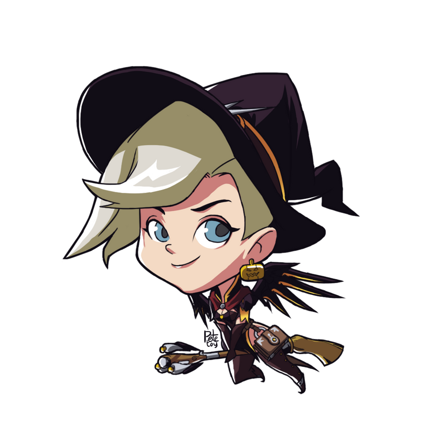 Witch Mercy Alternate Cute Spray by petetoy on DeviantArt Witch Mercy Alternate Cute Spray by petetoy on DeviantArt