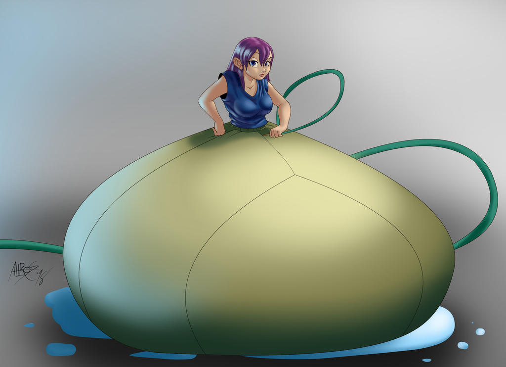 Inflation animation. Астрид body inflation. Инфлатион Белли воздухом аниме.