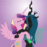 Cadence Chrysalis kiss original background