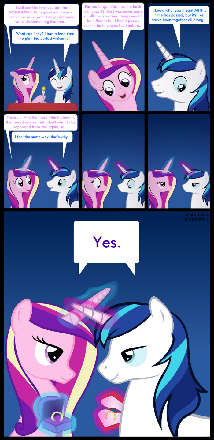 Cadence and Shining Armor - End