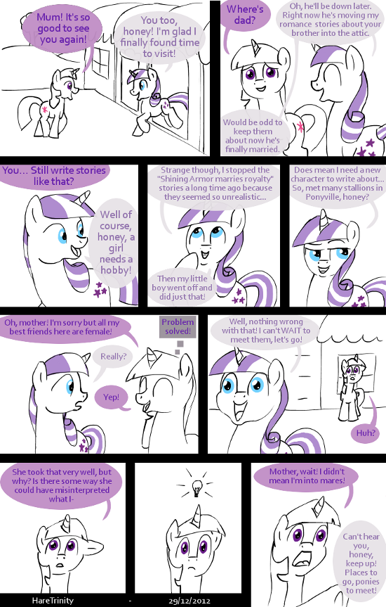 Twilight's mother visits (part 1 of 2)