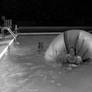 Dress buoyant in swimming pool