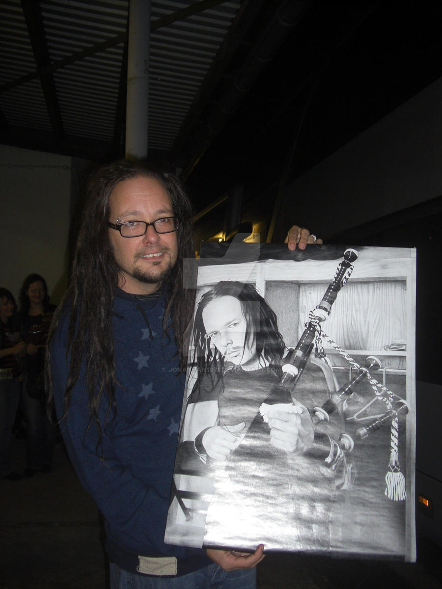 J.D with my drawing