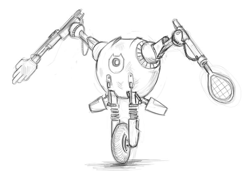 A robot a day 2 by RobertLaszloKiss on DeviantArt