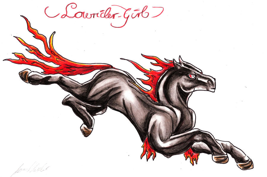 Horse Tattoo Fire by LowriderGirl on DeviantArt